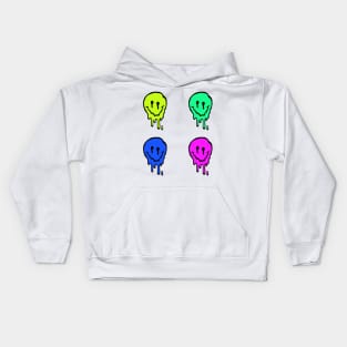 PopArt Smiley Face Kids Hoodie